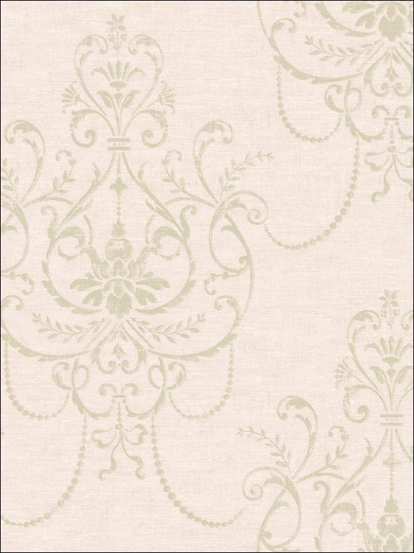 Damask Wallpaper IM41104 by Seabrook Wallpaper for sale at Wallpapers To Go