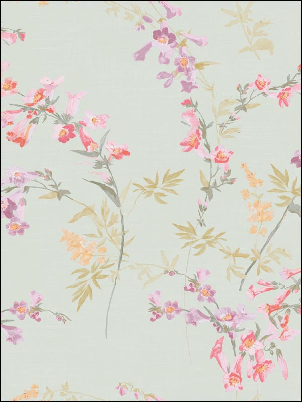 Floral Wallpaper FF50802 by Seabrook Wallpaper for sale at Wallpapers To Go