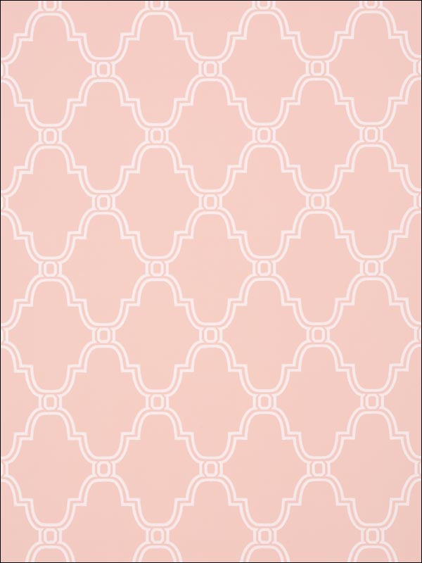 Stanbury Trellis Pink Wallpaper T35117 by Thibaut Wallpaper for sale at Wallpapers To Go
