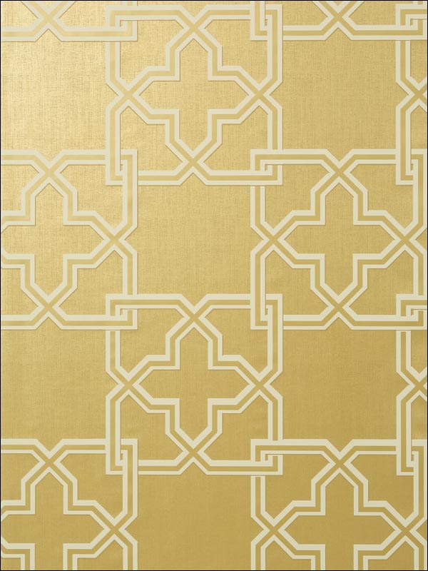 Pierson Metallic Gold Wallpaper T35133 by Thibaut Wallpaper for sale at Wallpapers To Go