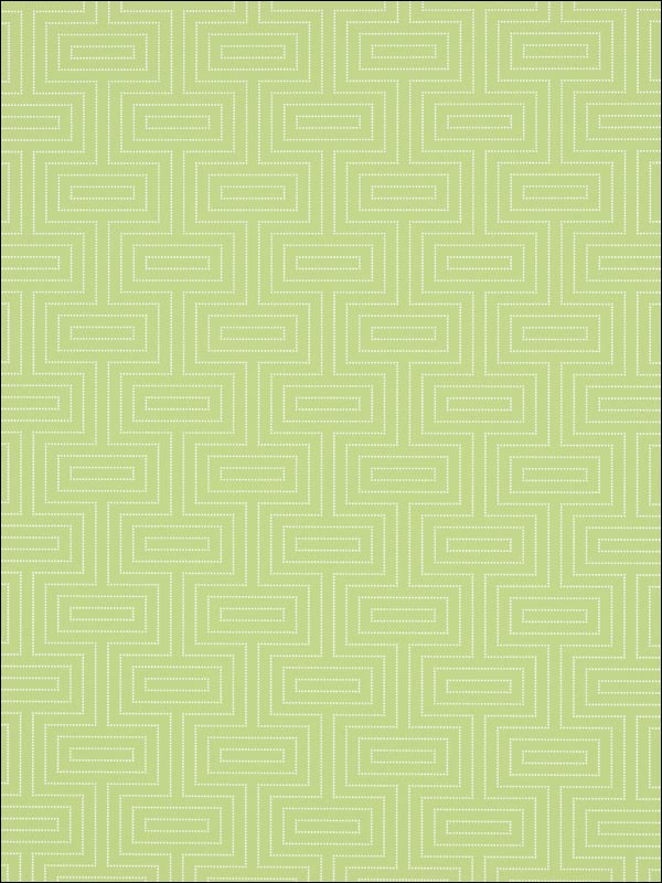 Broadway Green Wallpaper T35159 by Thibaut Wallpaper for sale at Wallpapers To Go