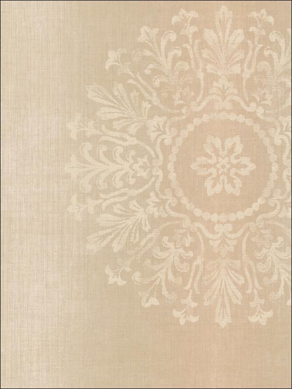 Medallion Wallpaper DR50403 by Seabrook Wallpaper for sale at Wallpapers To Go