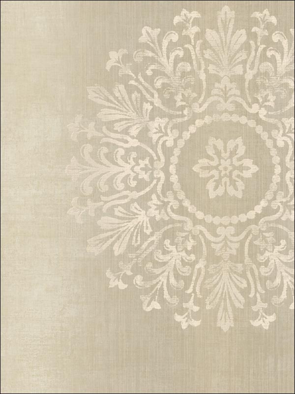 Medallion Wallpaper DR50409 by Seabrook Wallpaper for sale at Wallpapers To Go