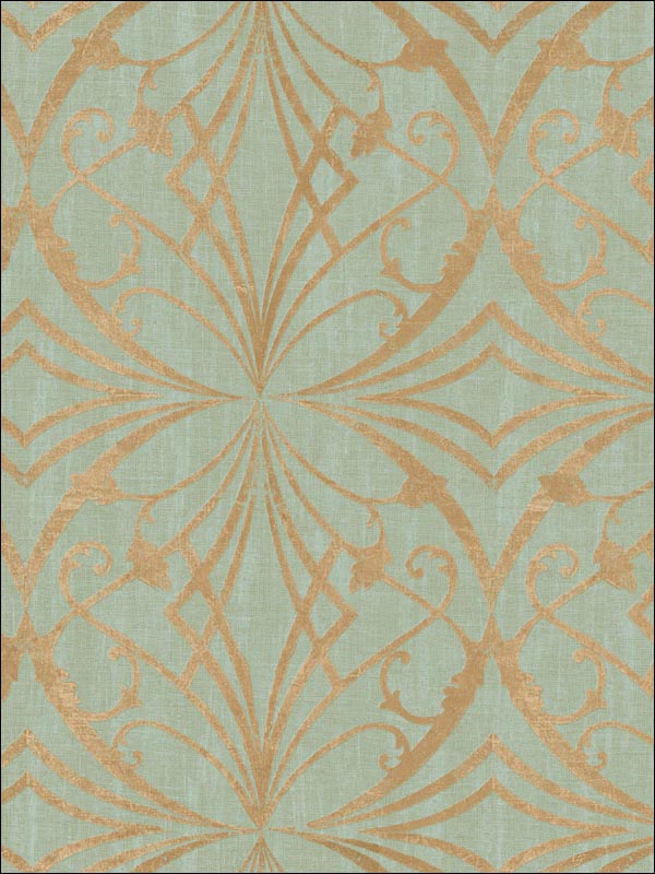 Abstract Scroll Design Wallpaper LE20004 by Seabrook Wallpaper for sale at Wallpapers To Go