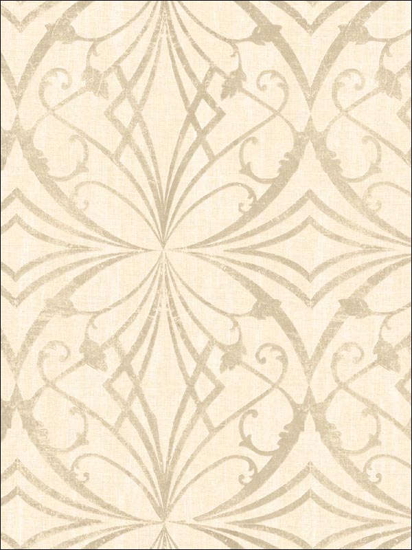 Abstract Scroll Design Wallpaper LE20008 by Seabrook Wallpaper for sale at Wallpapers To Go