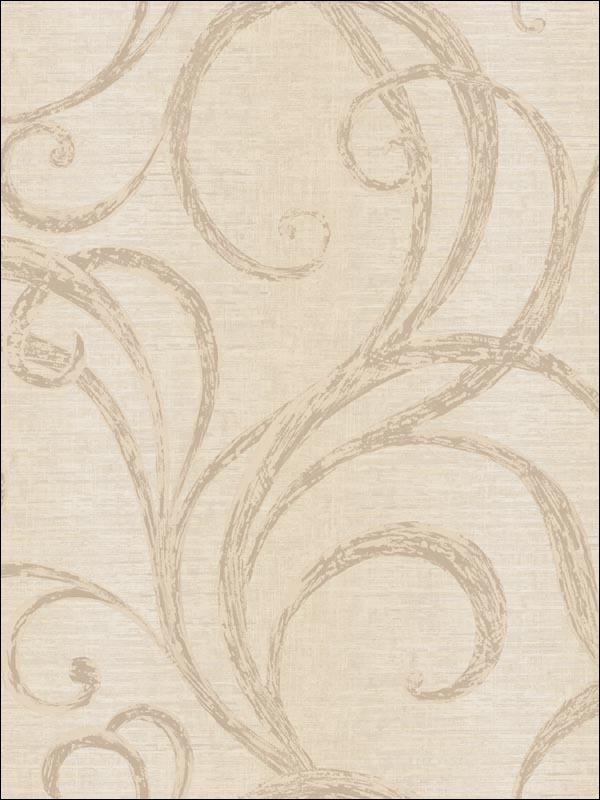 Scroll Design Wallpaper LE21003 by Seabrook Wallpaper for sale at Wallpapers To Go