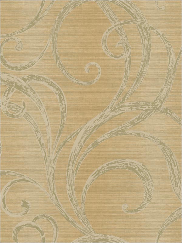 Scroll Design Wallpaper LE21005 by Seabrook Wallpaper for sale at Wallpapers To Go