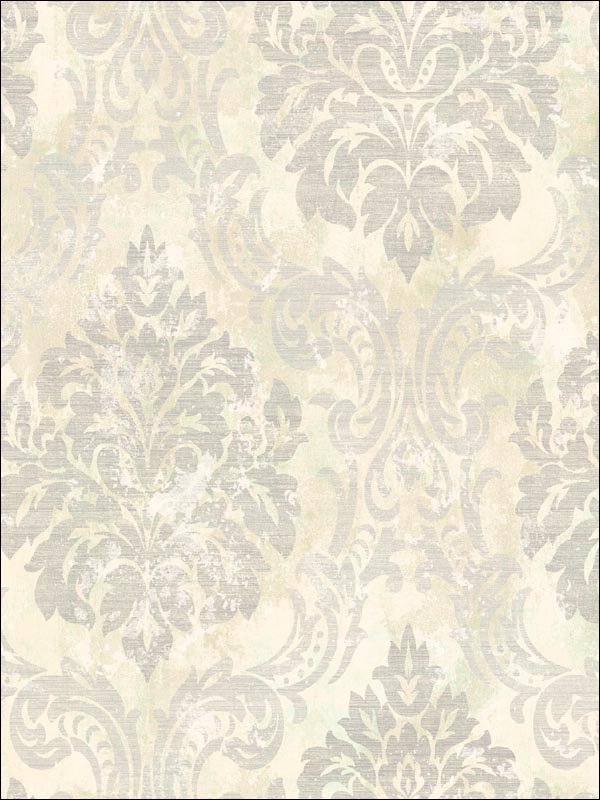 Damask Wallpaper LW41200 by Seabrook Wallpaper for sale at Wallpapers To Go