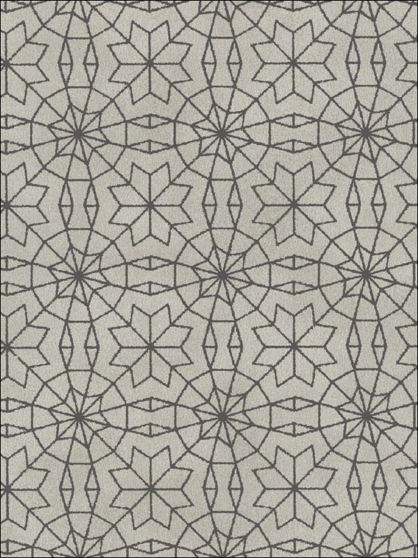 Marqueterie Silver Mosaic Geometric Wallpaper 341772 by Kenneth James Wallpaper for sale at Wallpapers To Go