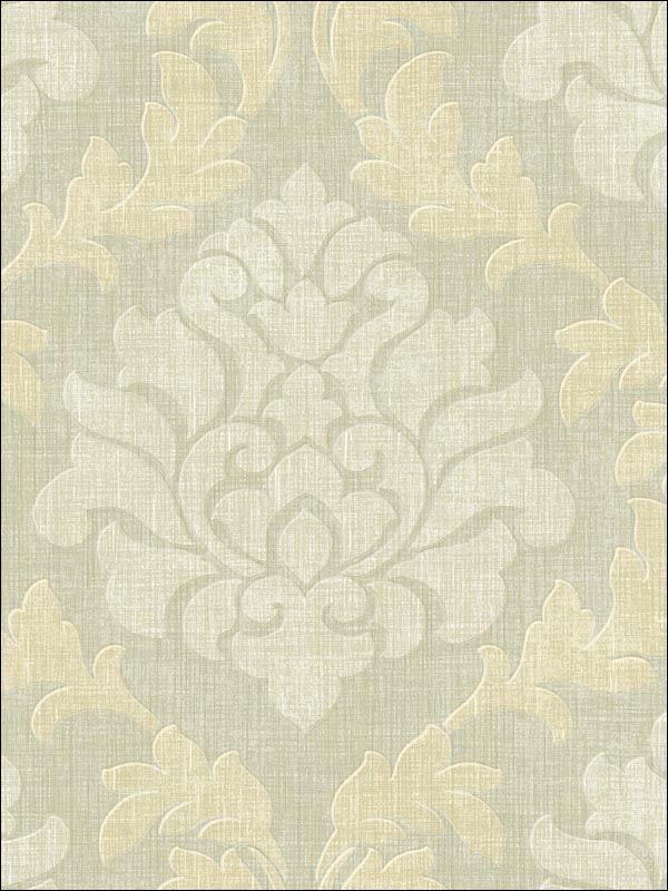 Damask Wallpaper GL30308 by Seabrook Wallpaper for sale at Wallpapers To Go