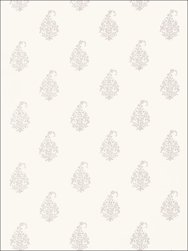 Kerala Paisley Oyster Wallpaper 5005280 by Schumacher Wallpaper for sale at Wallpapers To Go