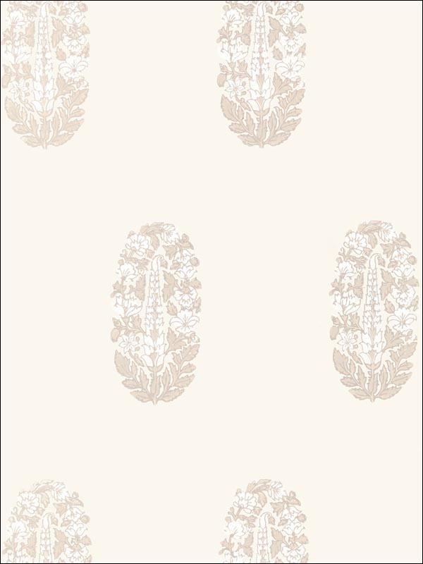 Askandra Flower Oyster Wallpaper 5005310 by Schumacher Wallpaper for sale at Wallpapers To Go