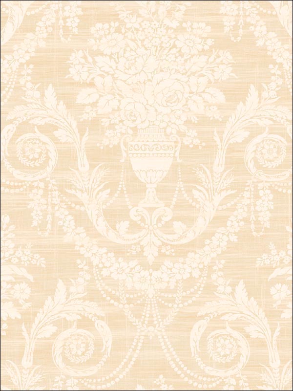 Sidney Damask Wallpaper DC50303 by Seabrook Wallpaper for sale at Wallpapers To Go