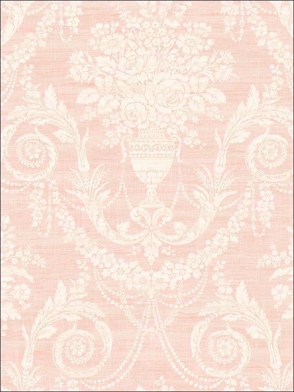 Sidney Damask Wallpaper DC50311 by Seabrook Wallpaper for sale at Wallpapers To Go