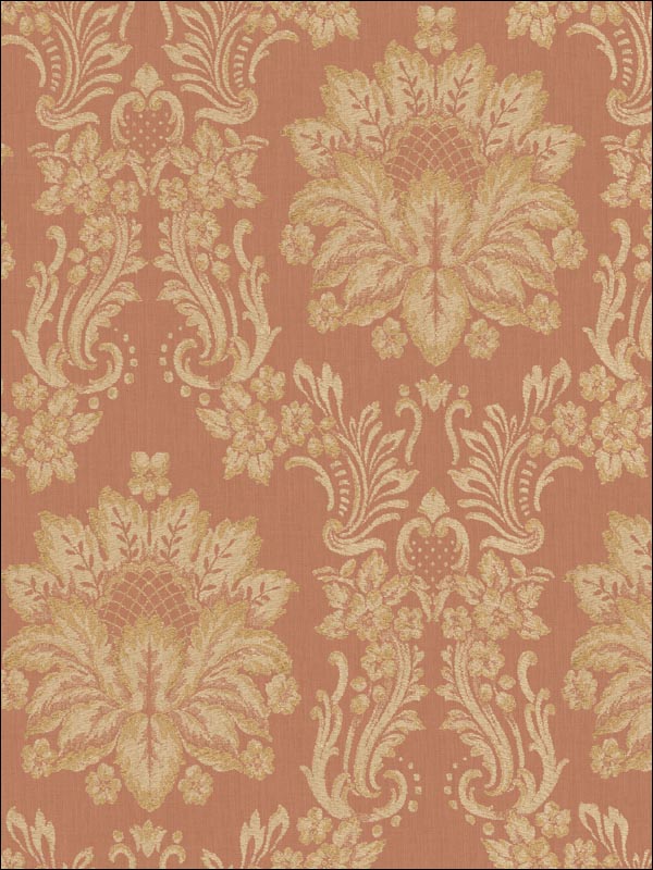 Walton Damask Wallpaper DC50505 by Seabrook Wallpaper for sale at Wallpapers To Go