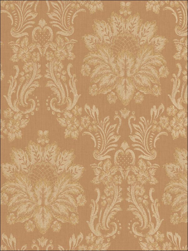 Walton Damask Wallpaper DC50506 by Seabrook Wallpaper for sale at Wallpapers To Go