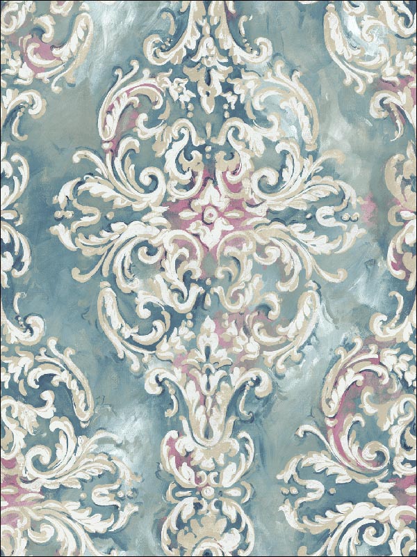 Painted Motif Wallpaper FN30404 by Pelican Prints Wallpaper for sale at Wallpapers To Go