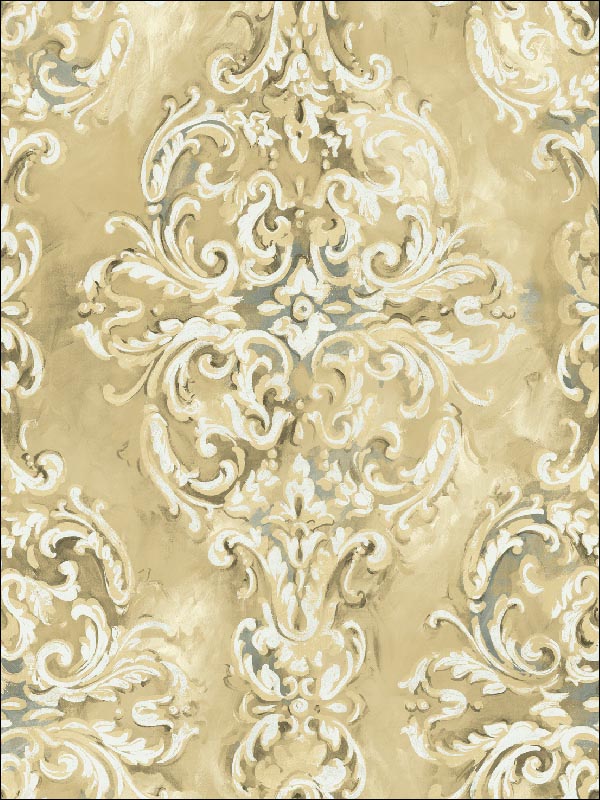 Painted Motif Wallpaper FN30408 by Pelican Prints Wallpaper for sale at Wallpapers To Go