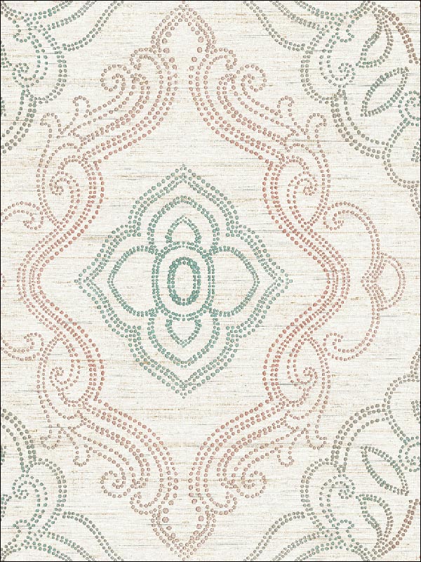 Dot Medallions Wallpaper FN30601 by Pelican Prints Wallpaper for sale at Wallpapers To Go