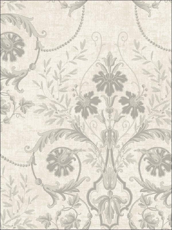 Floral Scroll Wallpaper FN30800 by Pelican Prints Wallpaper for sale at Wallpapers To Go