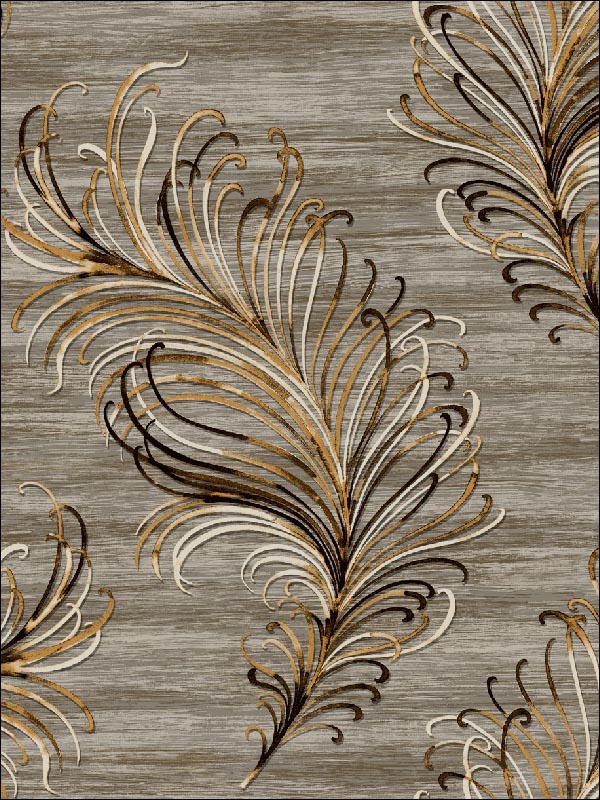 Metallic Feathers Wallpaper FN31200 by Pelican Prints Wallpaper for sale at Wallpapers To Go