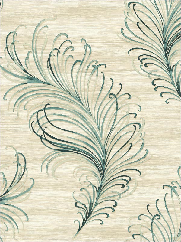 Feathers Wallpaper FN31204 by Pelican Prints Wallpaper for sale at Wallpapers To Go