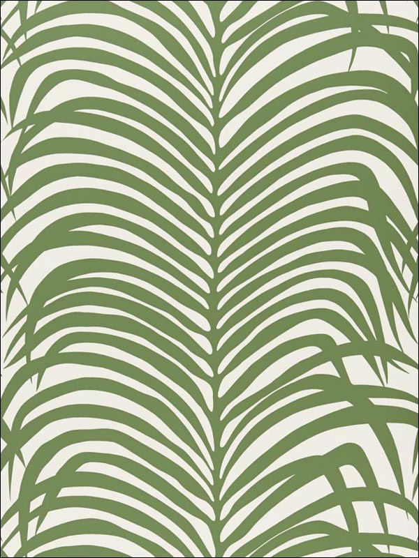 Zebra Palm Jungle Wallpaper 5006931 by Schumacher Wallpaper for sale at Wallpapers To Go