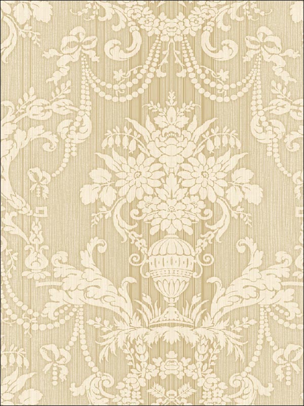 Striped Neoclassic Wallpaper DF30807 by Seabrook Wallpaper for sale at Wallpapers To Go