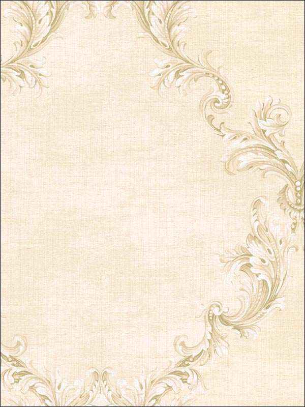 Leaf Scroll Trellis Wallpaper DF31007 by Seabrook Wallpaper for sale at Wallpapers To Go