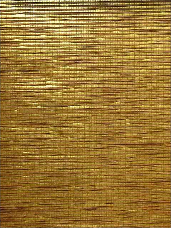 Paperweave Brown Striped on Gold Wallpaper WND209 by Astek Wallpaper for sale at Wallpapers To Go