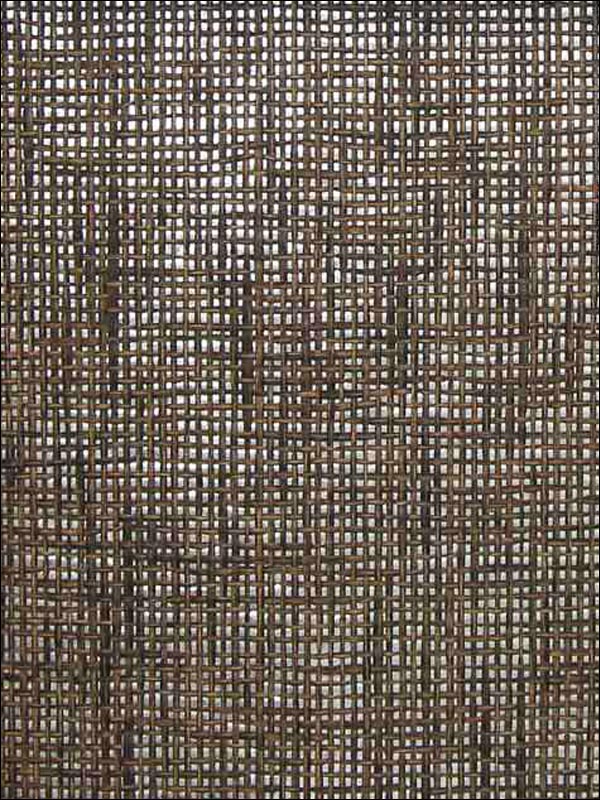 Paperweave Brown and Black on Silver Wallpaper WND212 by Astek Wallpaper for sale at Wallpapers To Go