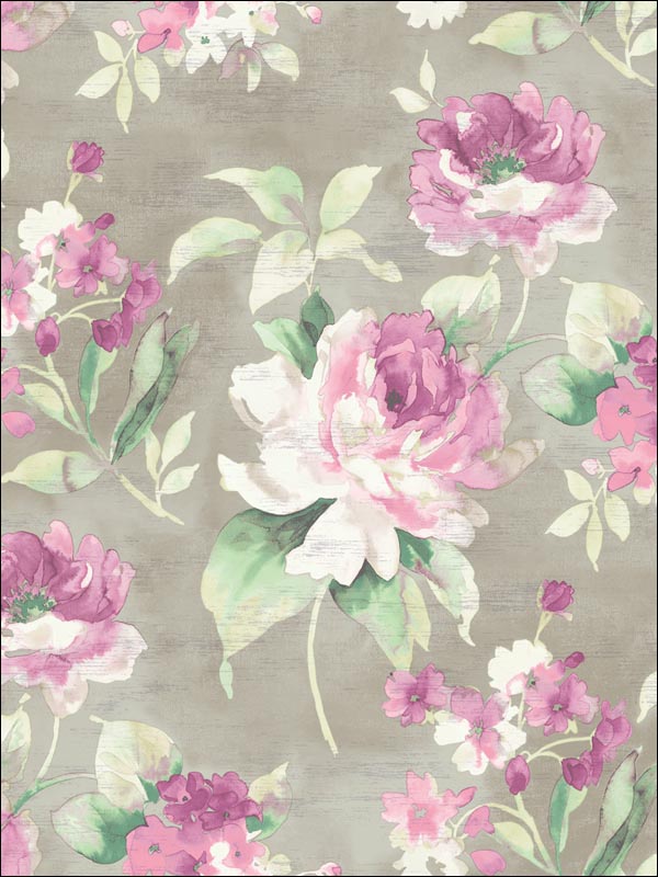 Floral Watercolor Wallpaper BL40709 by Pelican Prints Wallpaper for sale at Wallpapers To Go