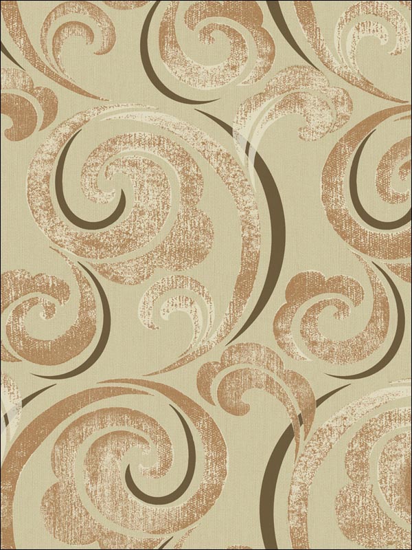 Swirls Wallpaper GA30205 by Collins and Company Wallpaper for sale at Wallpapers To Go