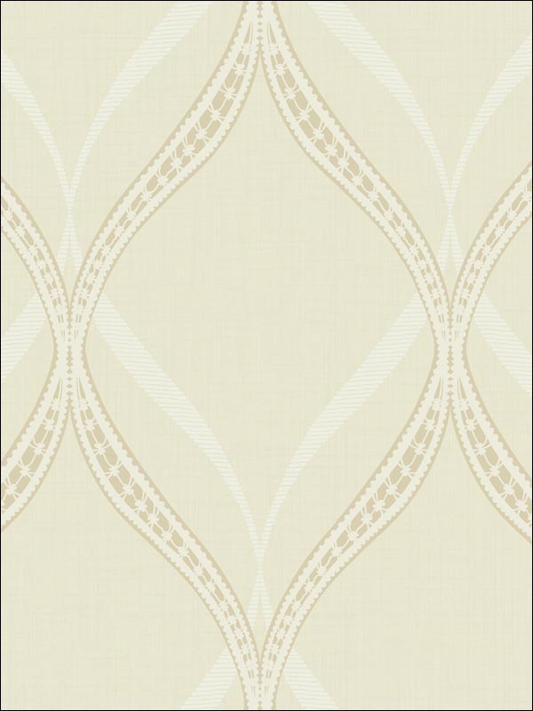 Trellis Ogee Wallpaper GA30503 by Collins and Company Wallpaper for sale at Wallpapers To Go