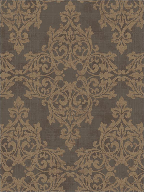 Damask Wallpaper GA31100 by Collins and Company Wallpaper for sale at Wallpapers To Go