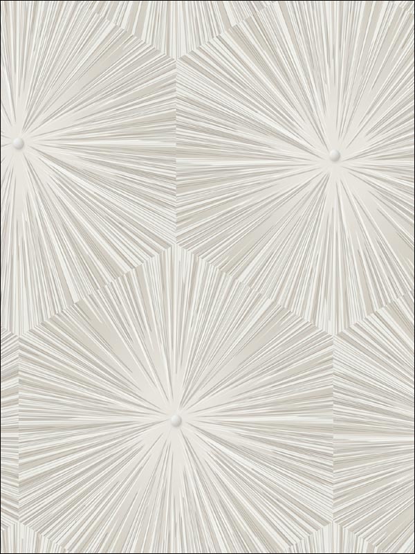 Chadwick Starburst White and Silver Wallpaper AV51100 by Seabrook Wallpaper for sale at Wallpapers To Go