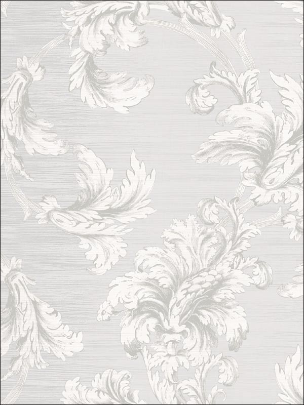 Vesper Acanthus Wallpaper CM10609 by Seabrook Wallpaper for sale at Wallpapers To Go