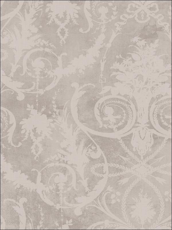 Melina Damask Wallpaper CM10901 by Seabrook Wallpaper for sale at Wallpapers To Go