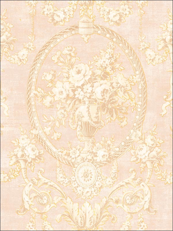 Fiona Cameo Wallpaper CM11001 by Seabrook Wallpaper for sale at Wallpapers To Go