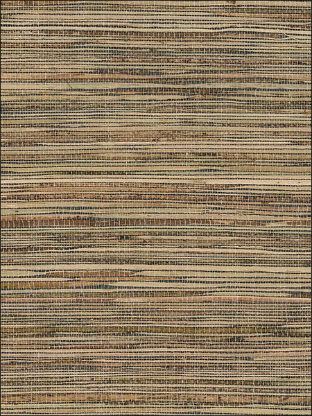 Fine Raw Jute Dark Tan Wallpaper 488414 by Patton Wallpaper for sale at Wallpapers To Go