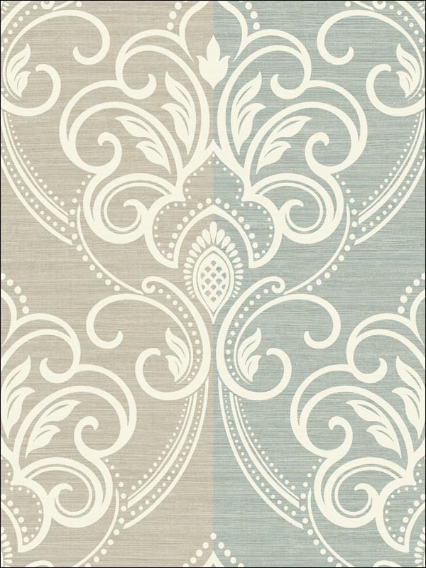 Damask Wallpaper DL30904 by Hemisphere Wallpaper for sale at Wallpapers To Go