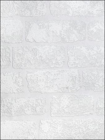 Textured Vinyl Lincolnshire Brick Paintable Wallpaper RD812 by Astek Wallpaper for sale at Wallpapers To Go
