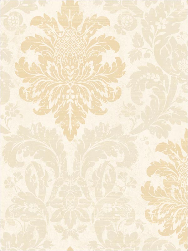Magellan Damask Wallpaper JP31605 by Seabrook Wallpaper for sale at Wallpapers To Go