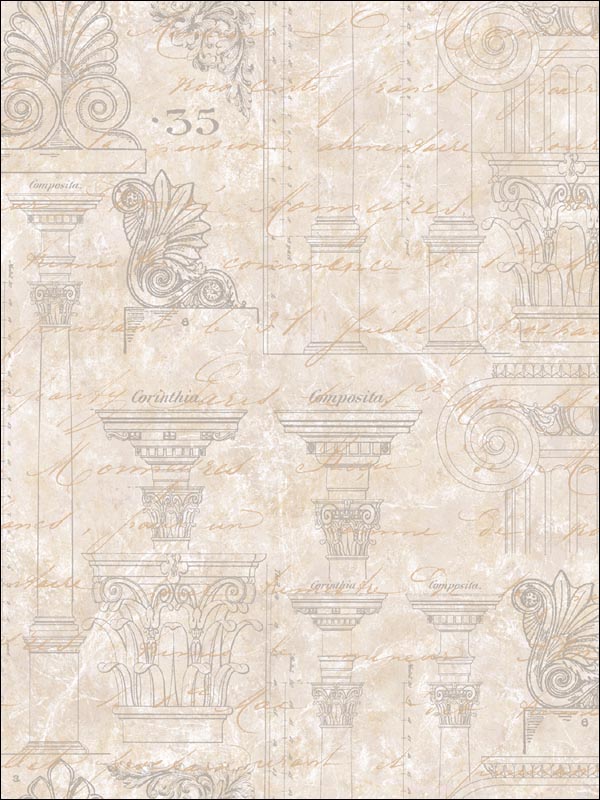 Shackleton Sketches Wallpaper JP32008 by Seabrook Wallpaper for sale at Wallpapers To Go