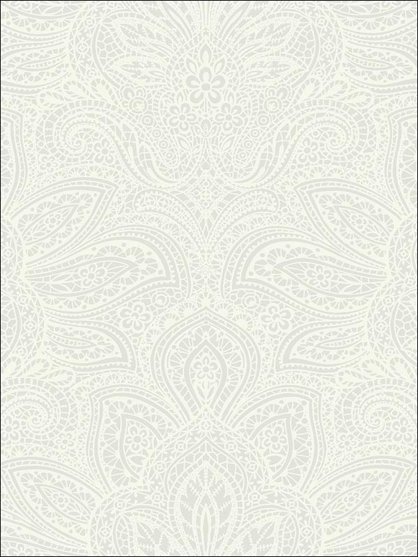 Lace Damask Wallpaper YC60000 by Wallquest Wallpaper for sale at Wallpapers To Go