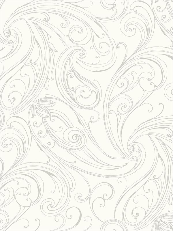 Paisley Wallpaper BW23107 by Paper and Ink Wallpaper for sale at Wallpapers To Go