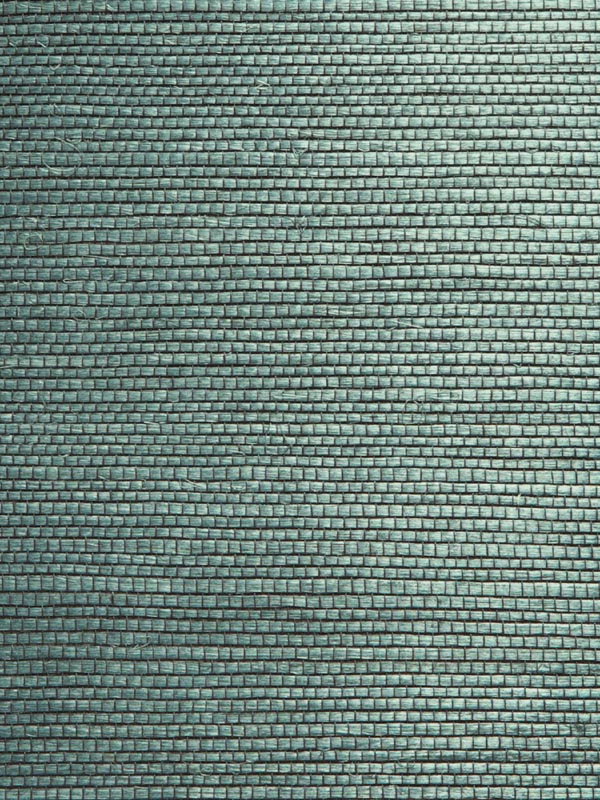 Thanos Teal Grasscloth Wallpaper 262254723 by Kenneth James Wallpaper for sale at Wallpapers To Go