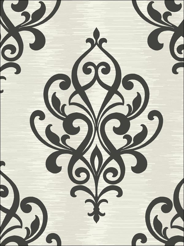 Damask Wallpaper ZN50500 by Studio 465 Wallpaper for sale at Wallpapers To Go