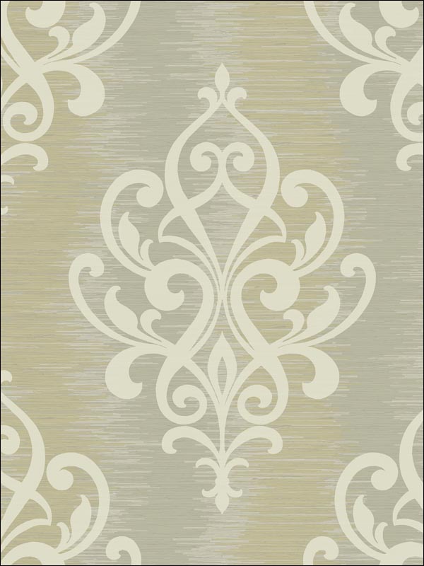 Damask Wallpaper ZN50505 by Studio 465 Wallpaper for sale at Wallpapers To Go