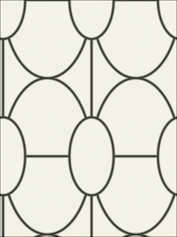 Riviera Black and White Wallpaper 1056026 by Cole and Son Wallpaper for sale at Wallpapers To Go